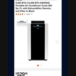 9,500 BTU Portable A/C Unit 