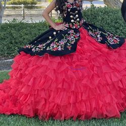 Beautiful, quinceanera, Charro dress