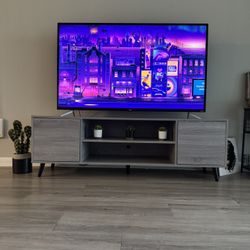 Modern TV Stand , Entertainment Center with Storage,