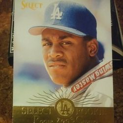 1995 Pinnacle Select Roger Cedeno Los Angeles Dodgers Rookie Baseball Card #155 MLB Vintage Collectible