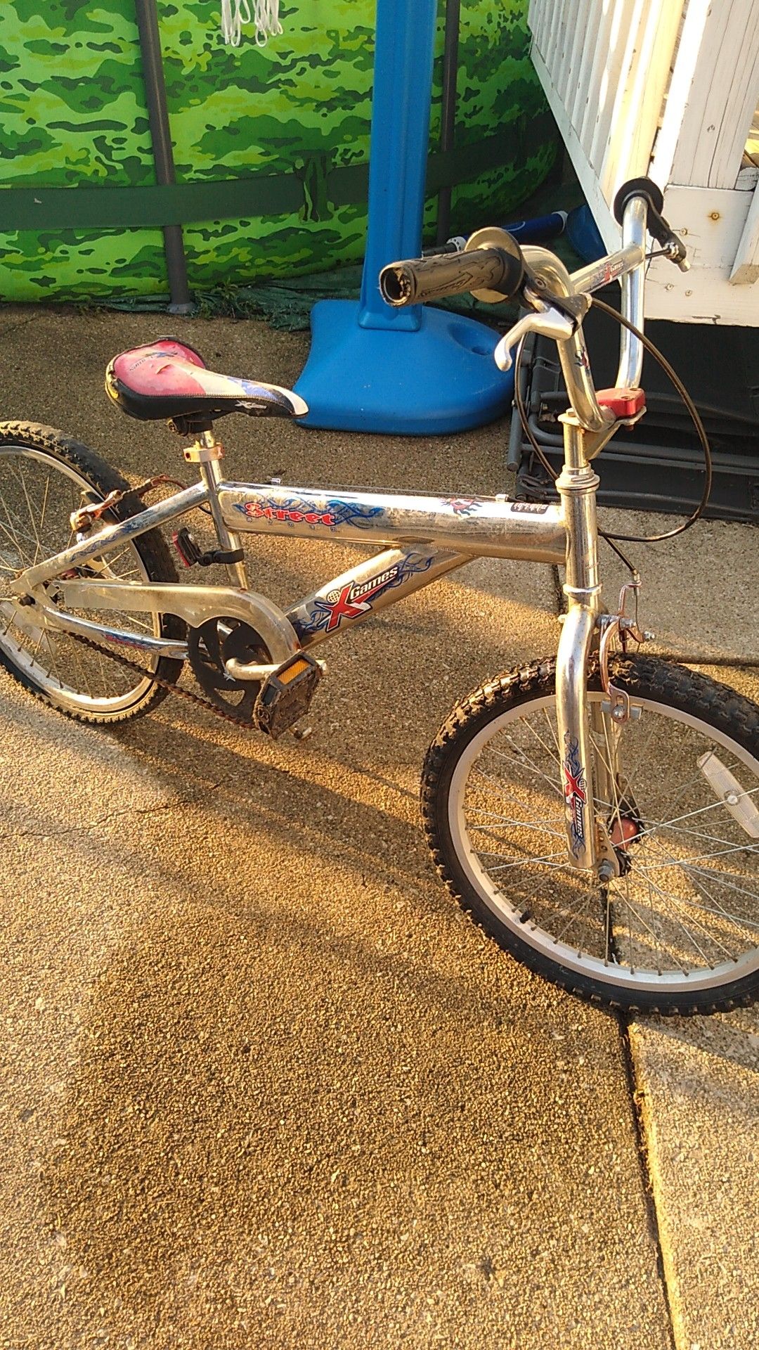 Vintage X Games Chrome BMX Bike 20 Inches
