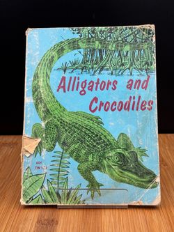Alligators and Crocodiles Vintage Scholastic Paperback Book
