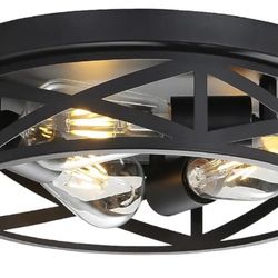 3-Light Indoor Close to Ceiling Light