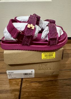 Girls Steve Madden Rhinestone Sandals