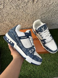 Blue LV trainers