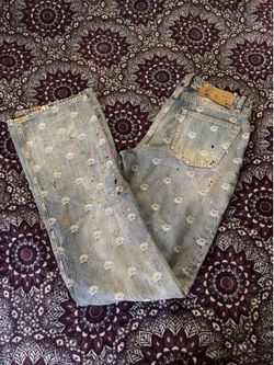 Off white Jacquard jeans size 32