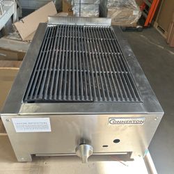 NEW 18” Connerton Char Broiler Lava Rock, One Burner, 40,000 BTU.