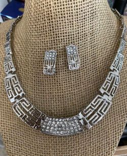 Juego Collar Aretes Stainless 