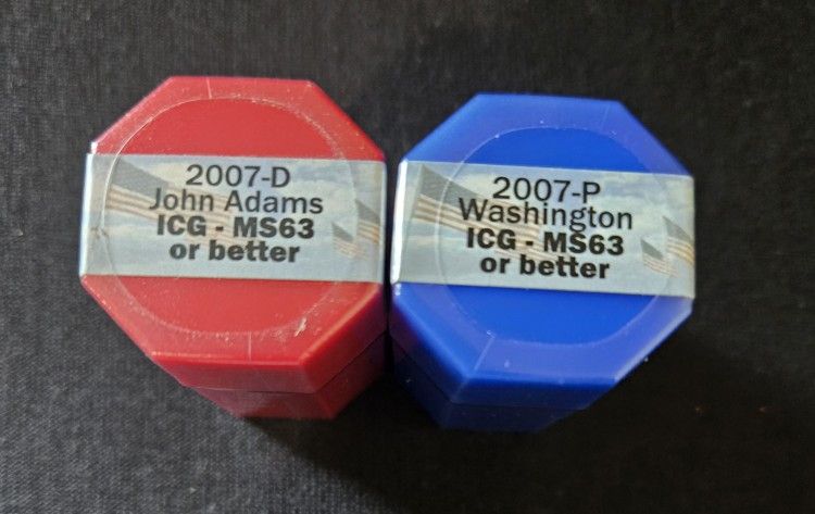 2007 P/D DOLLARS ICG-MS63 OR BETTER