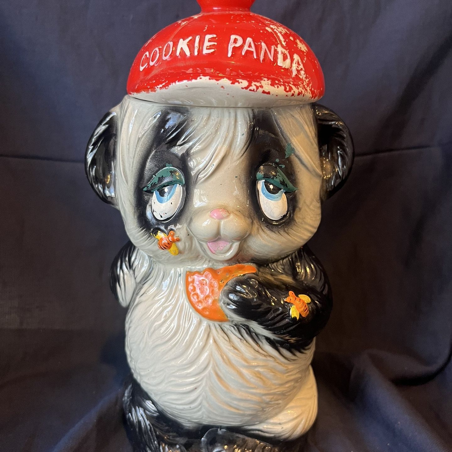 Vintage Panda Bear Cookie Jar Anthropomorphic Japan for Sale in