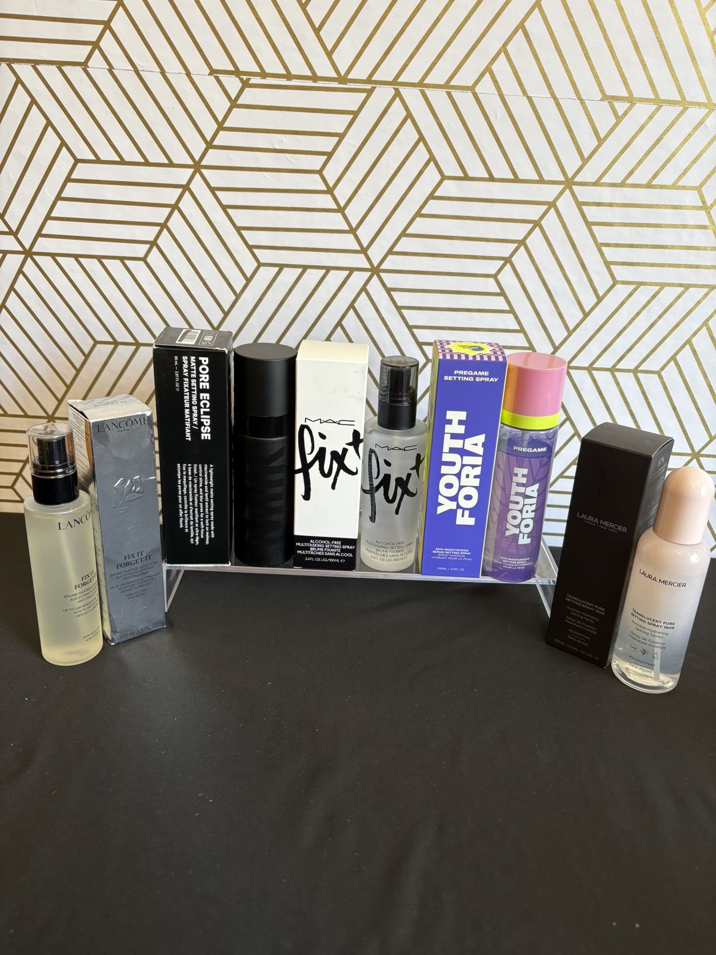 Setting Spray -MAC LANCÔME MILK LAURA
