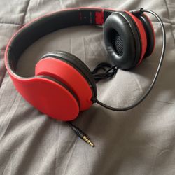 Beats By Dre Red Wired Headphones