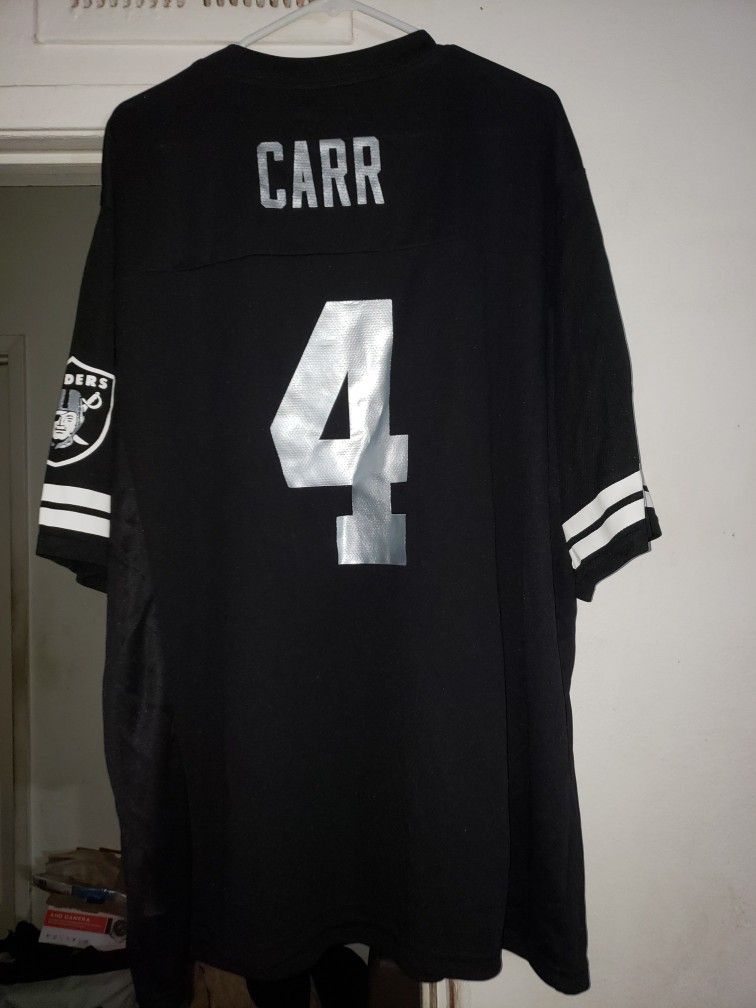 Nfl Raiders Carr Jersey Size 2xl