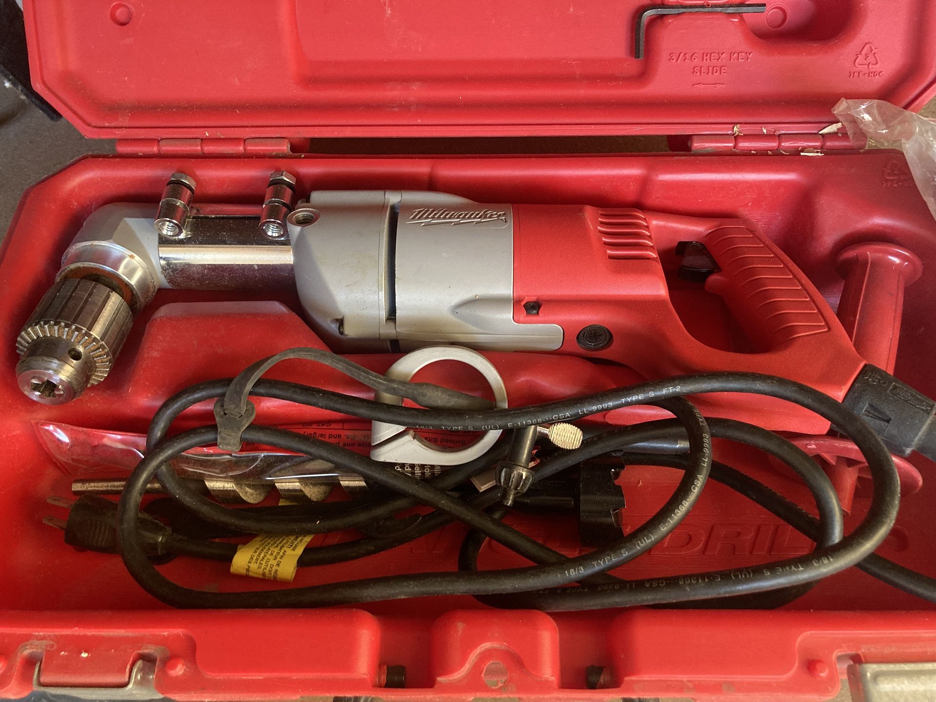 Milwaukee Right Angle Hole Hog..used Twice..$125 OBO