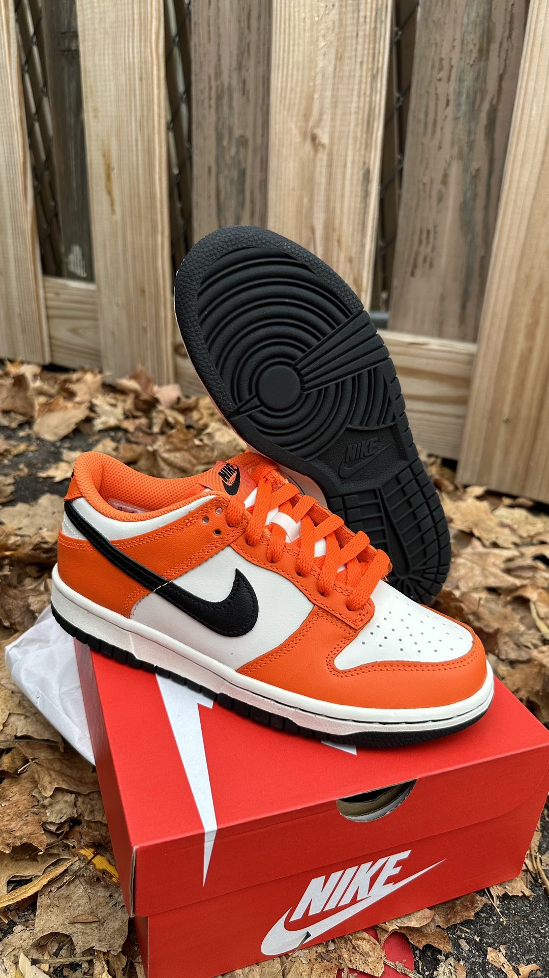 NIKE DUNK LOW HALLOWEEN Size 4Y-4.5Y
