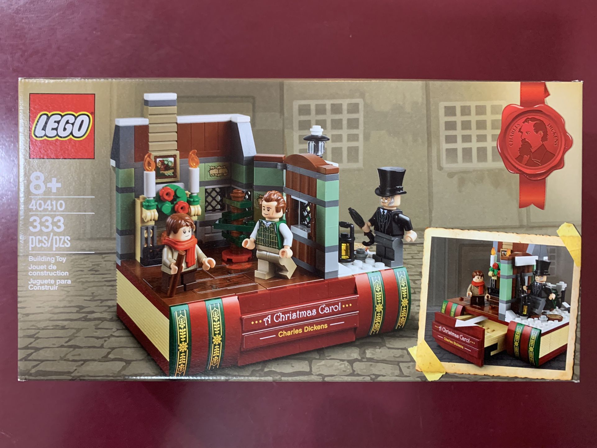 Lego Set 40410 Charles Dickens Tribute