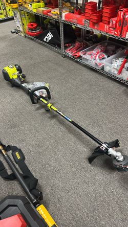 RYOBI 4-Stroke 30 cc Attachment Capable Straight Shaft Gas Trimmer