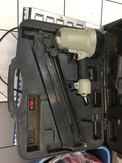 Porter cable full round framing nail gun nailer air pneumatic 2” to 3-1/2” with case