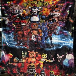 Five Nights At Freddys Soft Blanket 50x60 