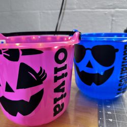 Halloween Trick Or Treat Buckets 