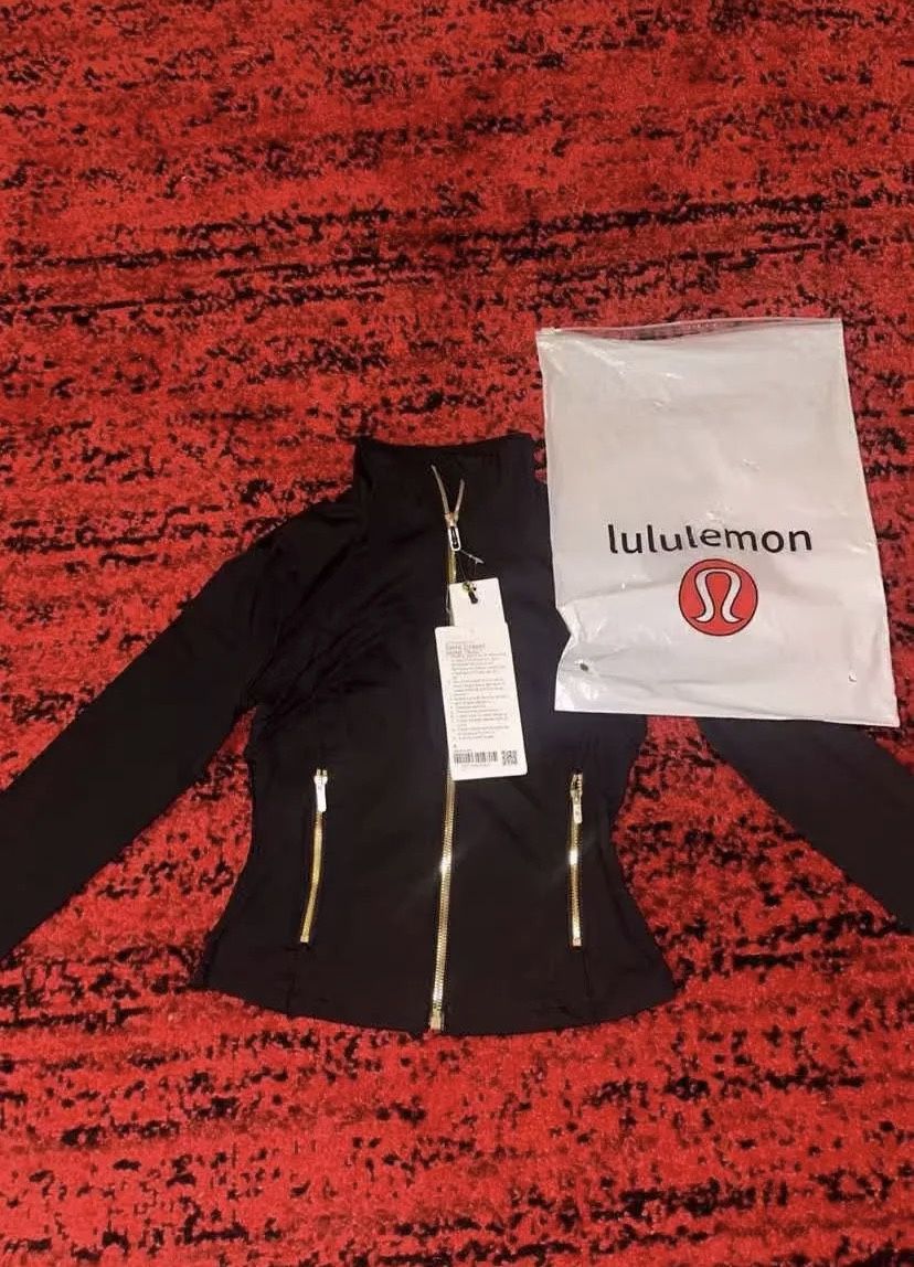 Lululemon Define Jacket (gold Zippers)