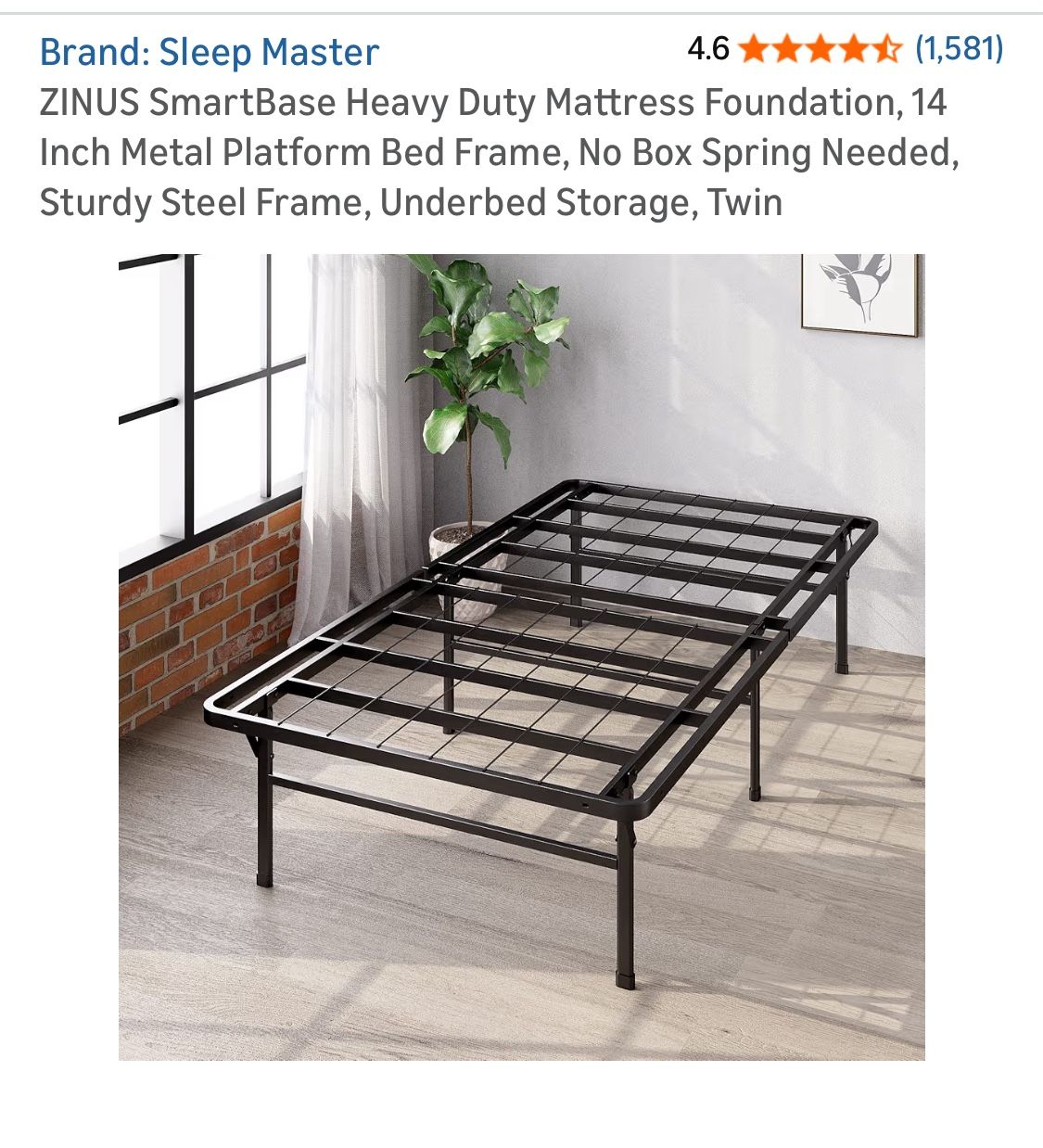 Twin Size Bed Frame (2)