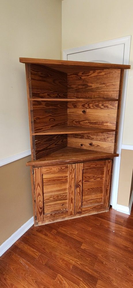 Crate & Barrel Corner Cabinet
