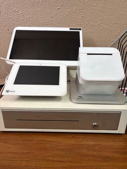 Clover POS System with Cash Drawer and Printer