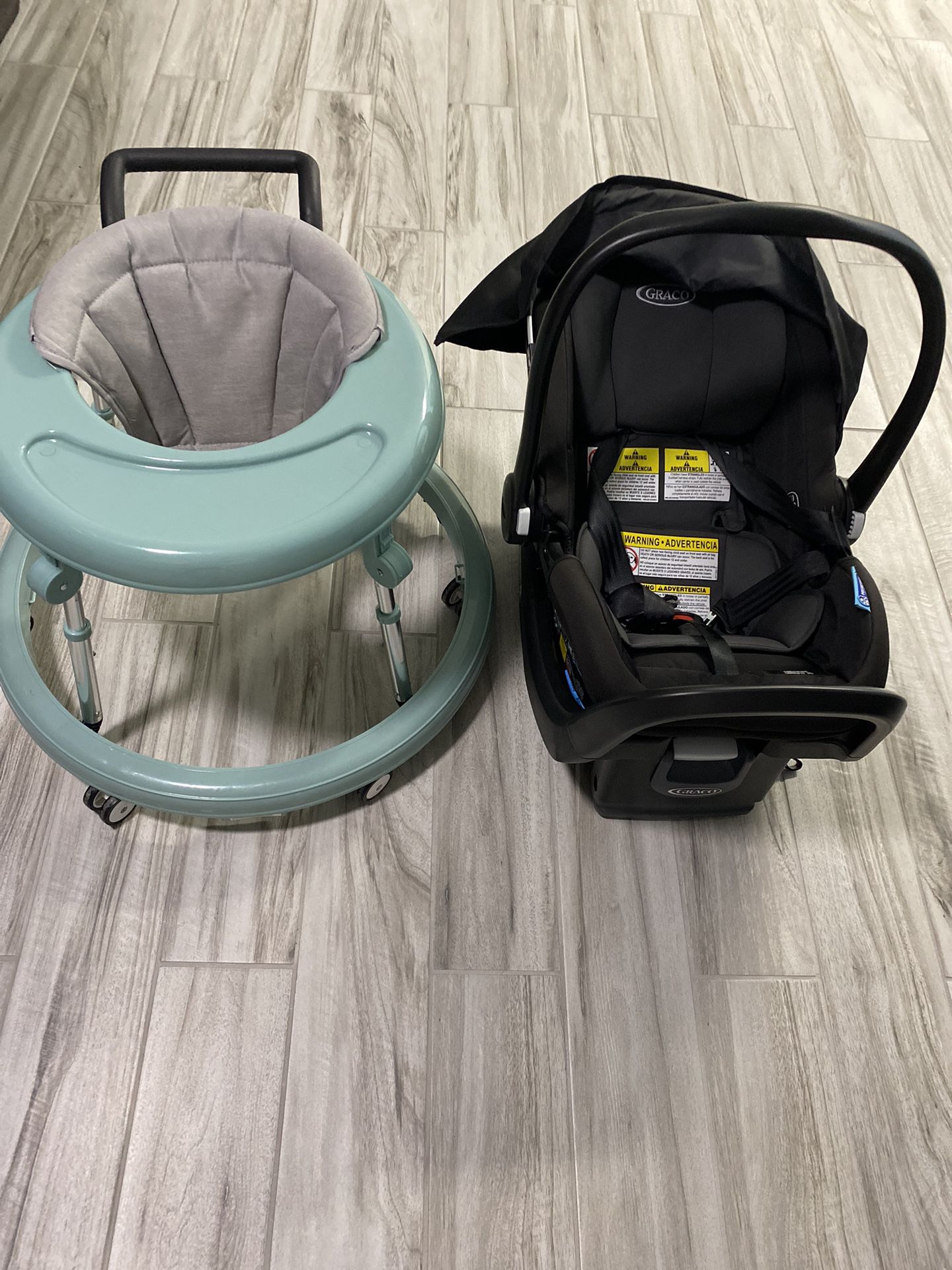 Baby Walker And Car Seat