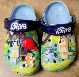 Crocs Kids Bluey Classic Clogs, Multi, Kids Size 8c