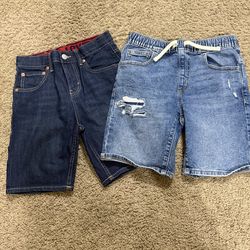 2 youth size 10/12 jean shorts