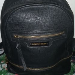 Black Backpack Purse Brand Christian Siriano Good Condition