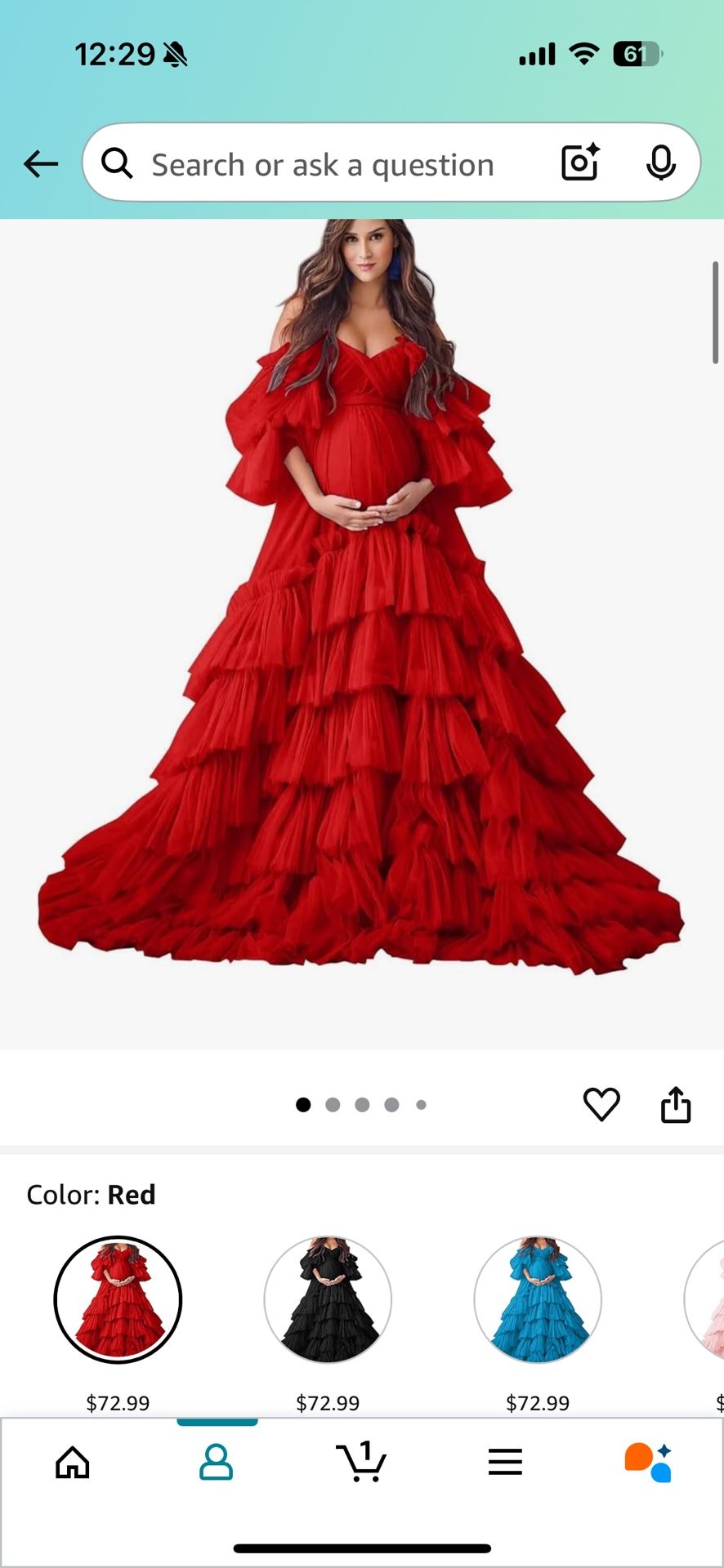 Puffy Tulle Maternity Dresses for Photoshoot Off Shouler