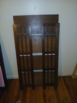 Wood folding shelf tall