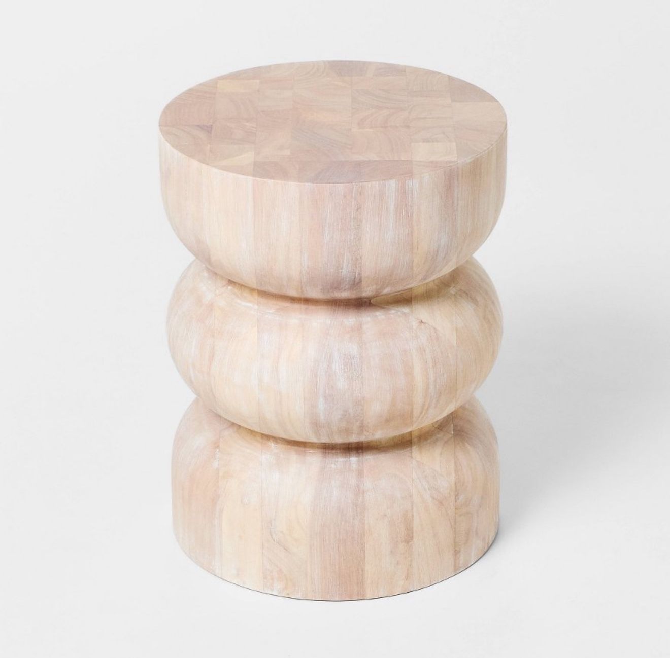 Accent Table White Washed