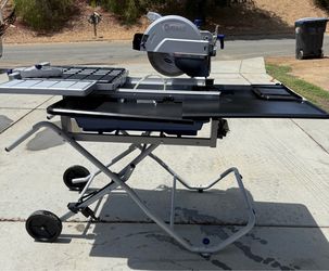Kobalt Professional Wet Tile Saw w/ Rolling Stand & Laser – Complete