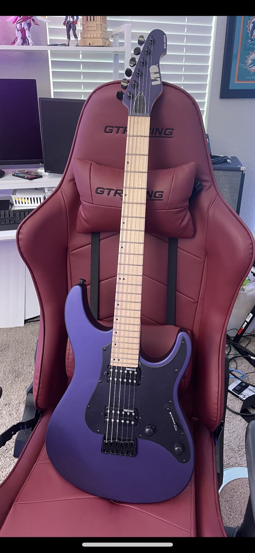 ESP LTD SN-200HT - Dark Purple Metallic Satin