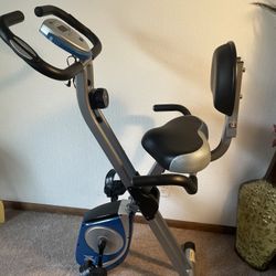  Fitness Folding Exercise Bike, 225 LB Weight Capacity 