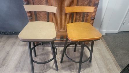2 Swivel Barstools For Sale