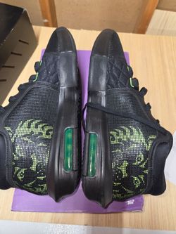Brand new LeBron wintness 8 size 12mens Sneakers Black Green