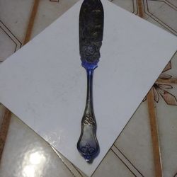 Silver Cake Knife Lent 13-in