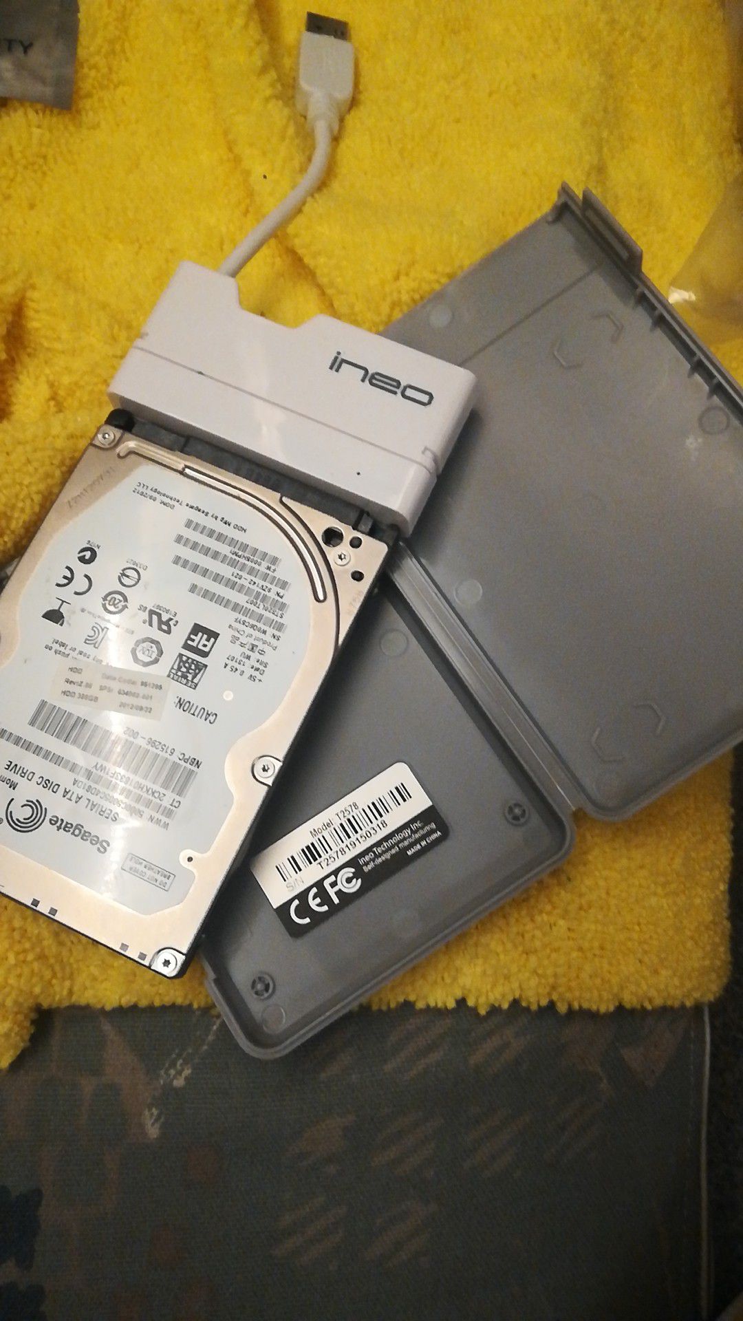External Hard Drive case for SSD and mechanical Drive