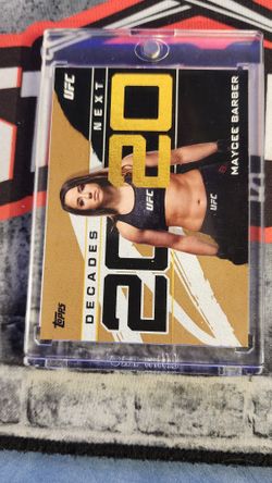 Maycee Barber Topps UFC 2 Card Lot