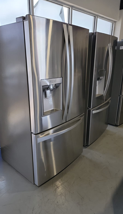 Kenmore 3 Door Stainless Steel Refrigerator Fridge

