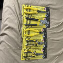 5 PIECES PLIERS SET   $ 15  ) 