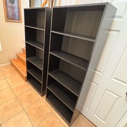 2 Black book cases