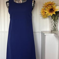 Simple, casual, loose navy blue dress. from One Clothing. 