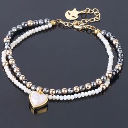 Crystal Glass Beaded Bracelet for women