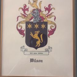 Wilson Family Crest 