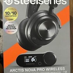 Unopened Brand New Arctis Nova Pro Wireless Headset That Works On PS5, Xbox And Pc